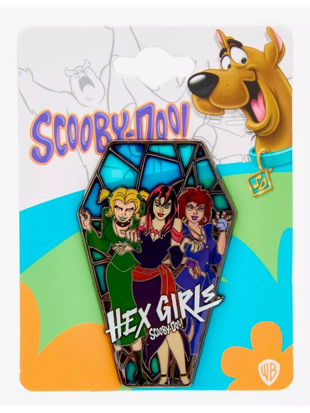 Scooby-Doo Scooby-Doo! Hex Girls Stained Glass Enamel Pin